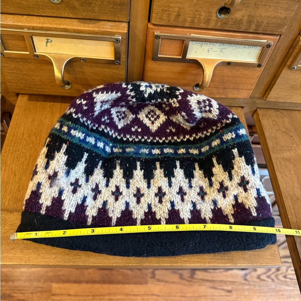 L.L. Bean Vintage Geometric Knit Hat